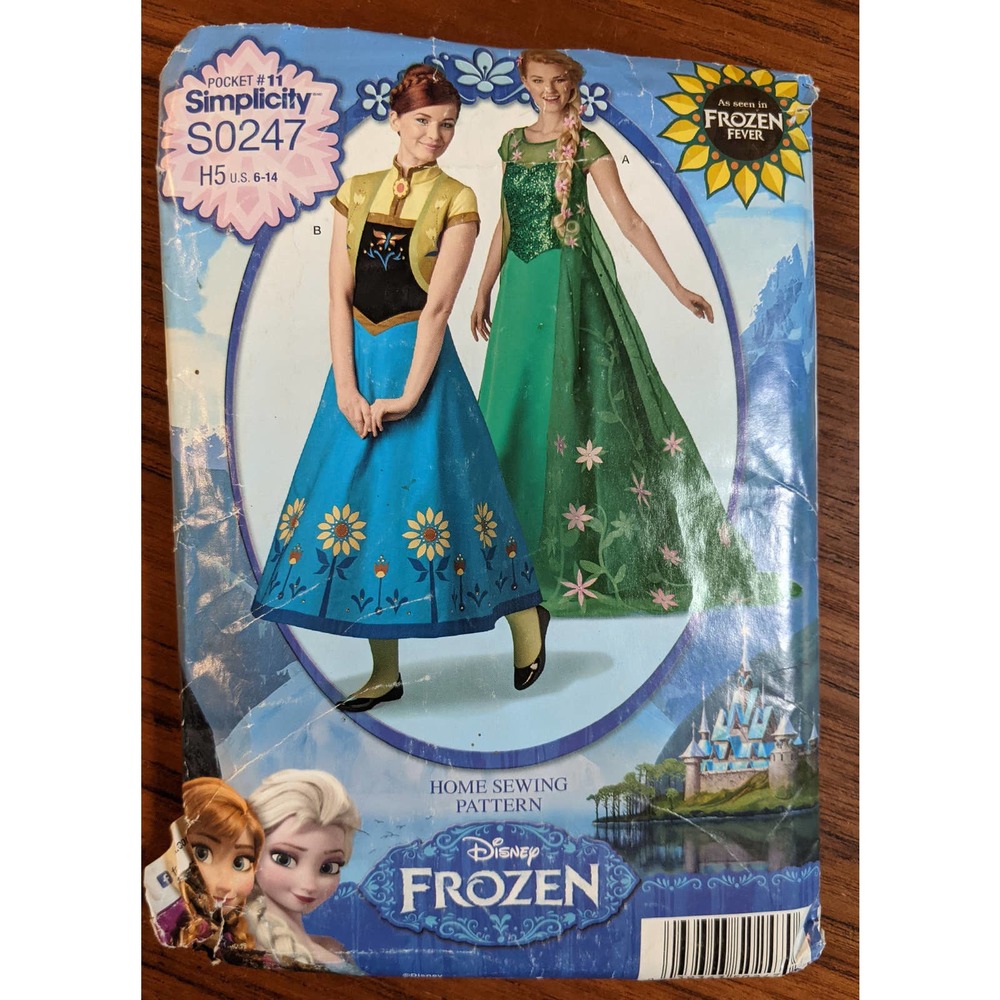 Simplicity Frozen Pattern 0247 Size 6-14